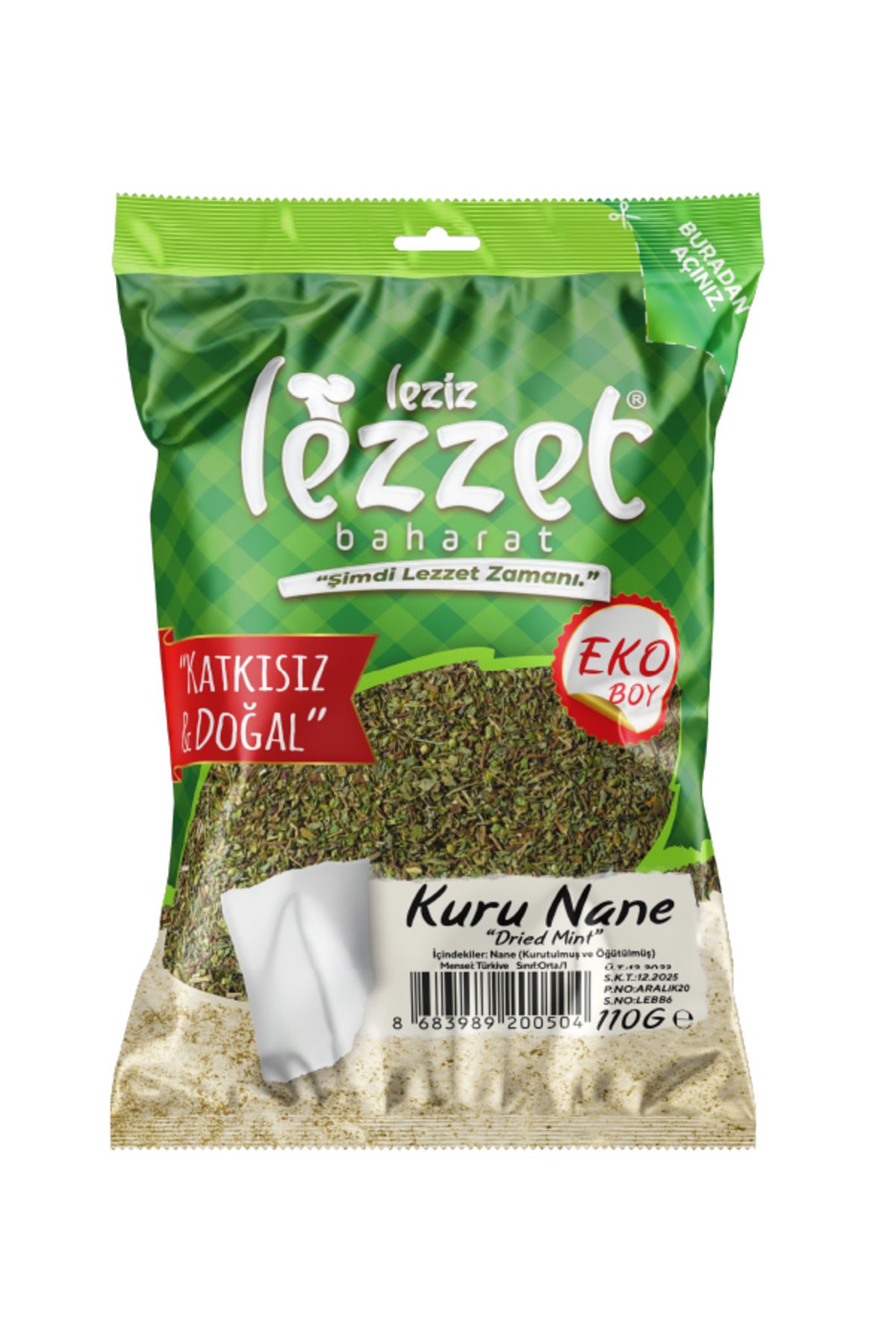 Leziz Lezzet Kuru Nane 110 G