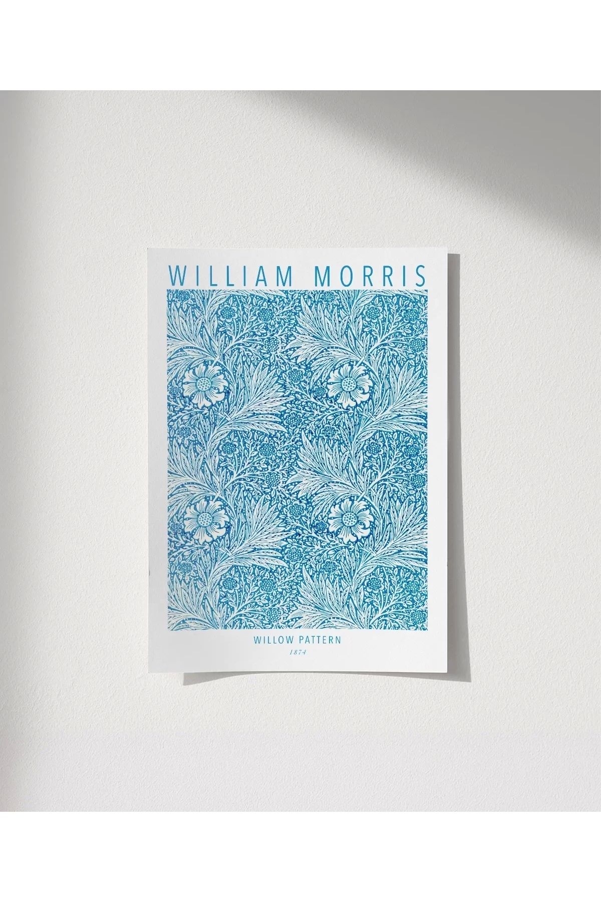 VOGLOO Çerçevesiz Poster William Morris Söğüt Deseni