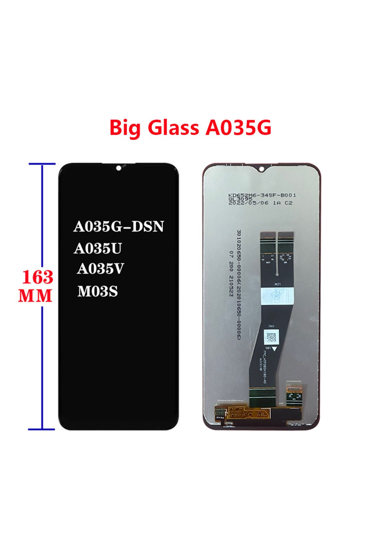 Choice-6.5"IPS For Samsung Galaxy A03 LCD Display Touch Screen Digitizer Assembly Replacement For Samsun... 2