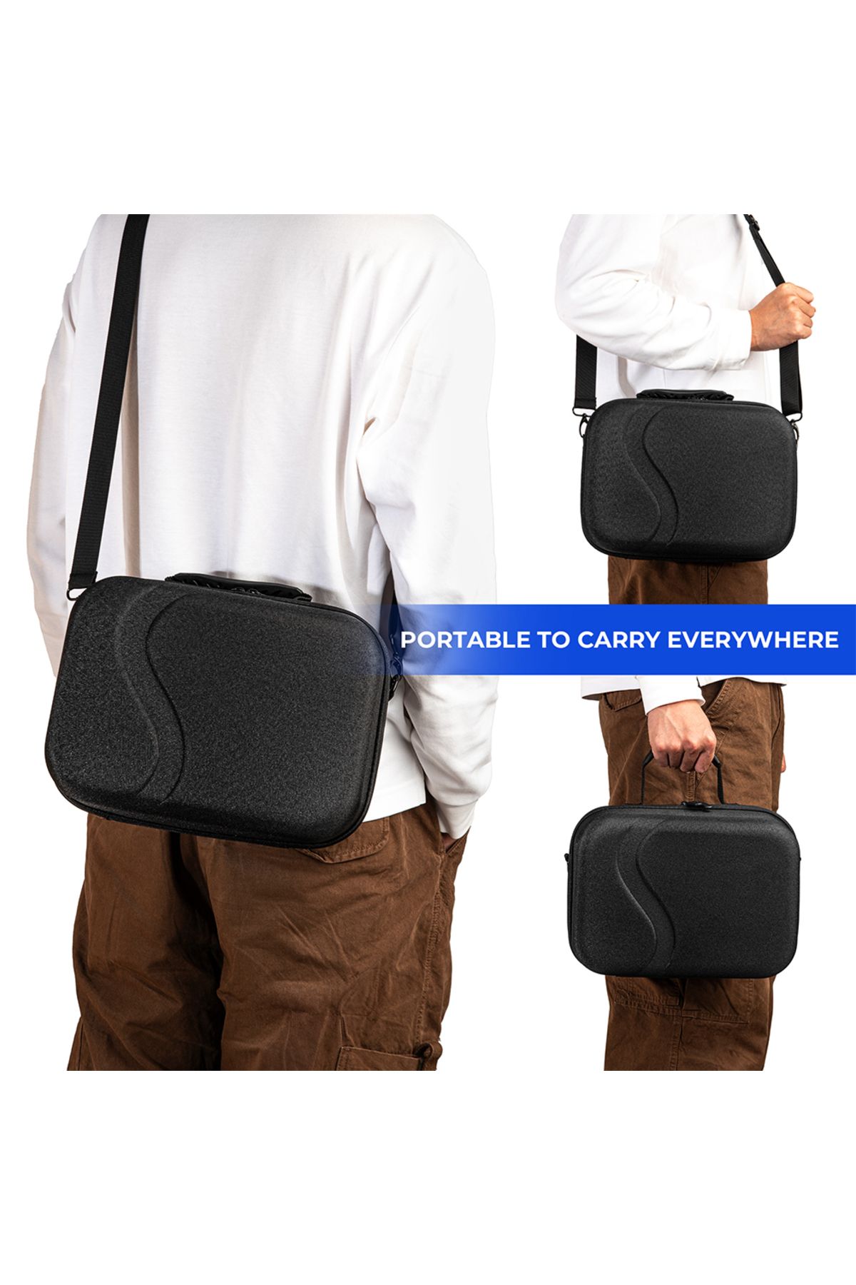 APWIKOGER-Carrying Case for Meta Quest 3 for BOBOVR M3 PRO Elite Strap Hard Shell Case Travel Case for Trav... 3