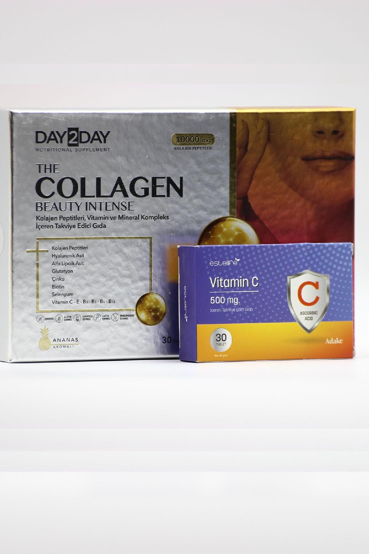 DAY2DAY The Collagen Beauty Intense Ananas 30 Saşe Kırışıklık Karşıtı Adaleb Plus