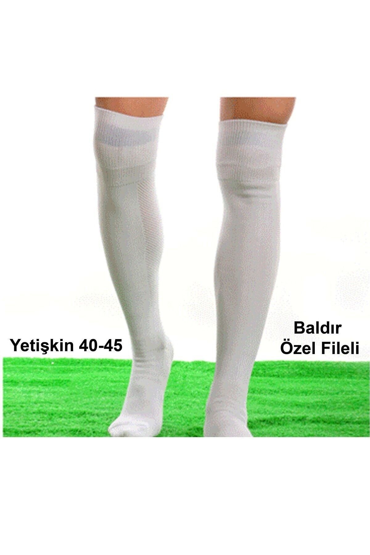 woodhub Profesyonel Futbol Maç Çorabı Baldır Fileli Tozluk Konç