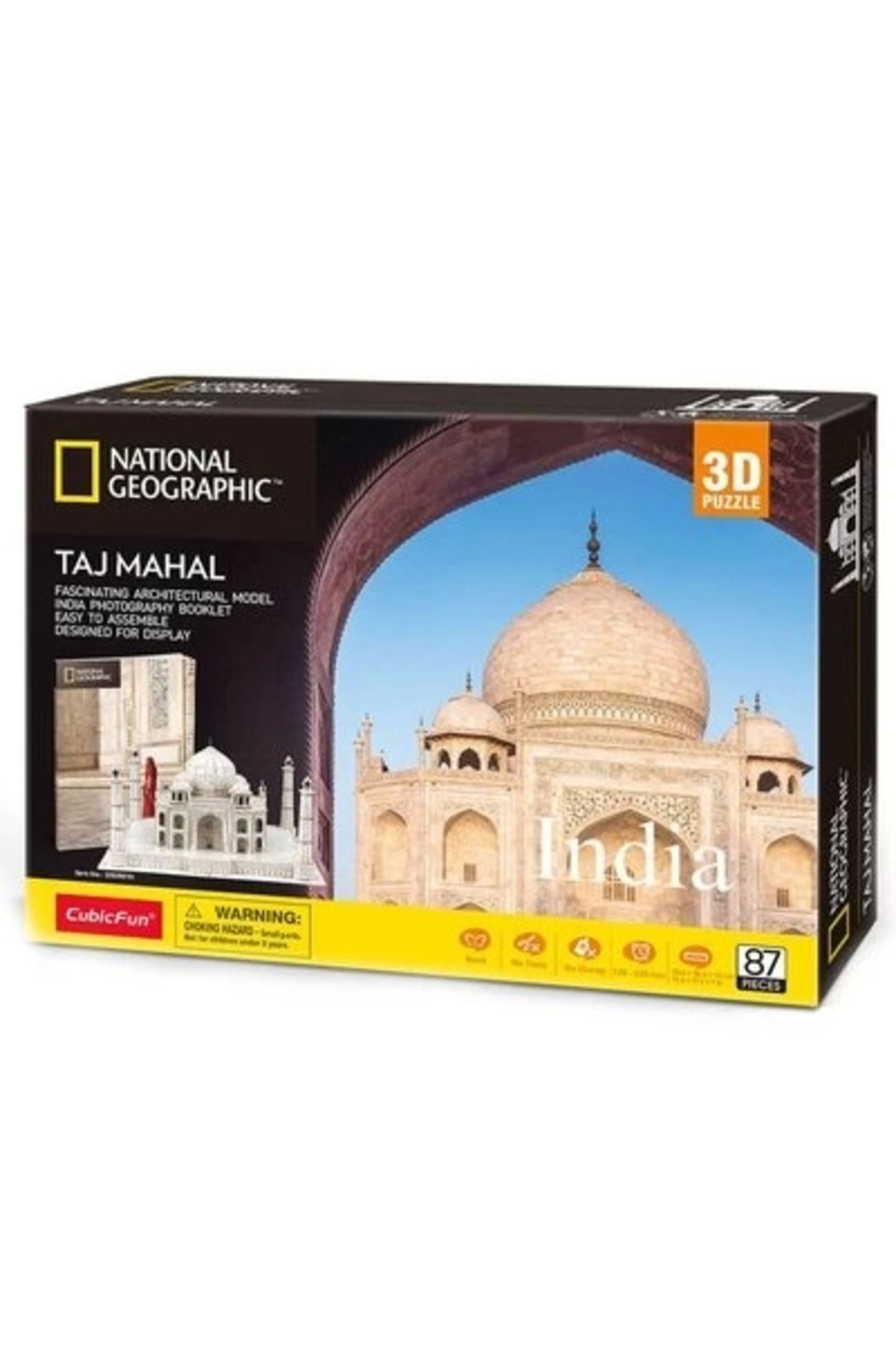 Genel Markalar Cub Ds0981 Cubic Fun National Geographic Serisi Taj Mahal 3d Puzzle