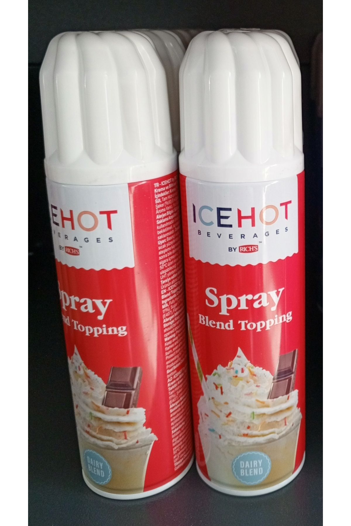 Rich s Blend Topping Sprey Şanti Kırmızı 250 ml