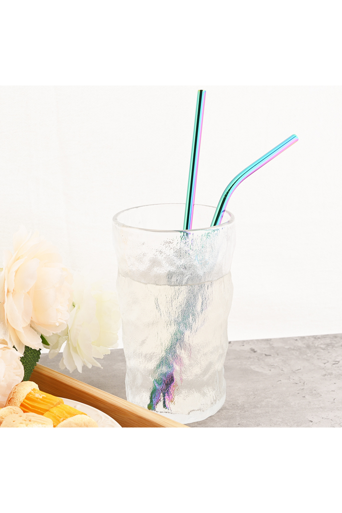 Choice-18/10 Stainless Steel Straw Set Reusable Drinking Straw High Quality Metal Colorful Straw With Cl... 4
