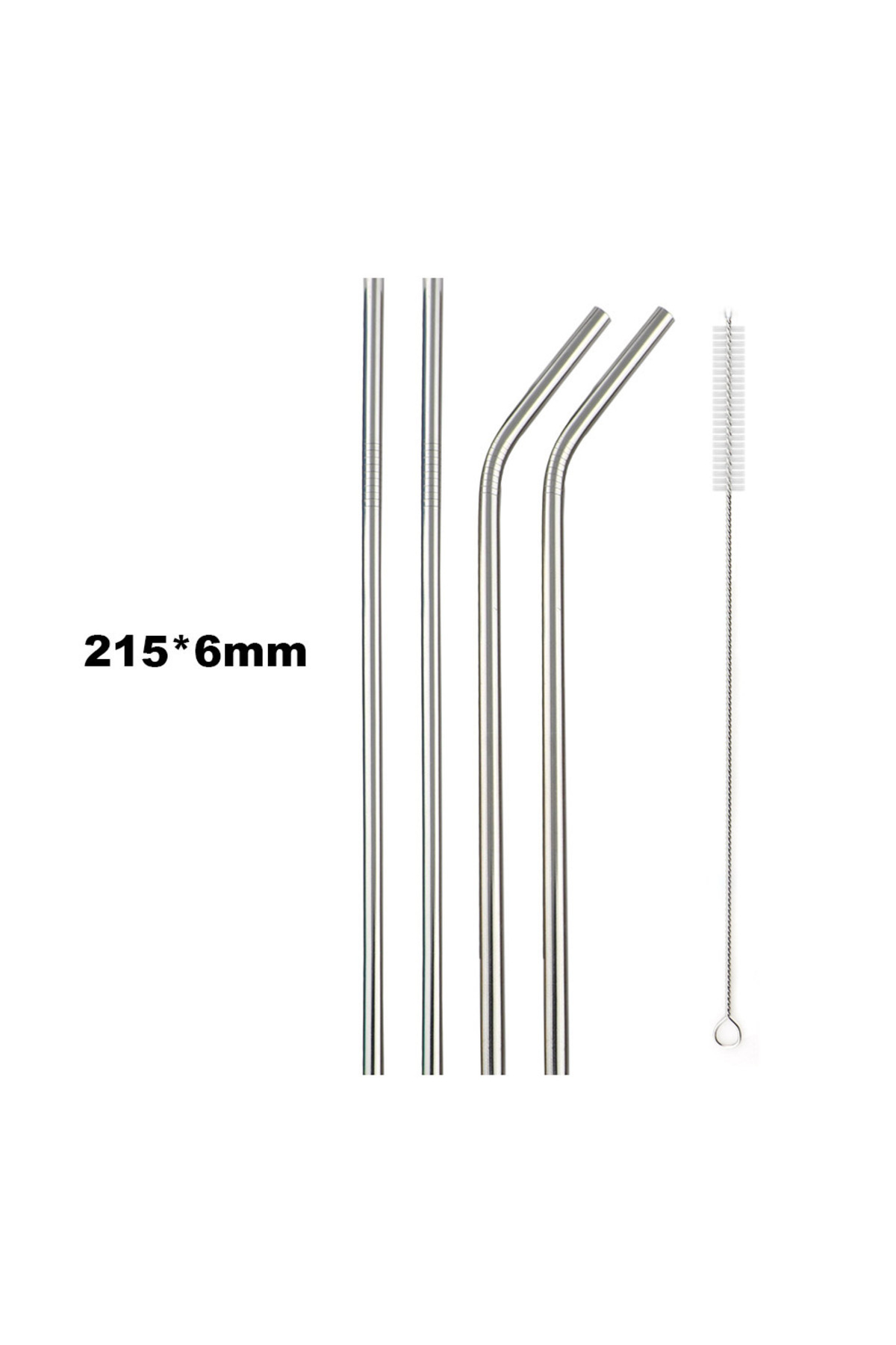 Choice-18/10 Stainless Steel Straw Set Reusable Drinking Straw High Quality Metal Colorful Straw With Cl... 1
