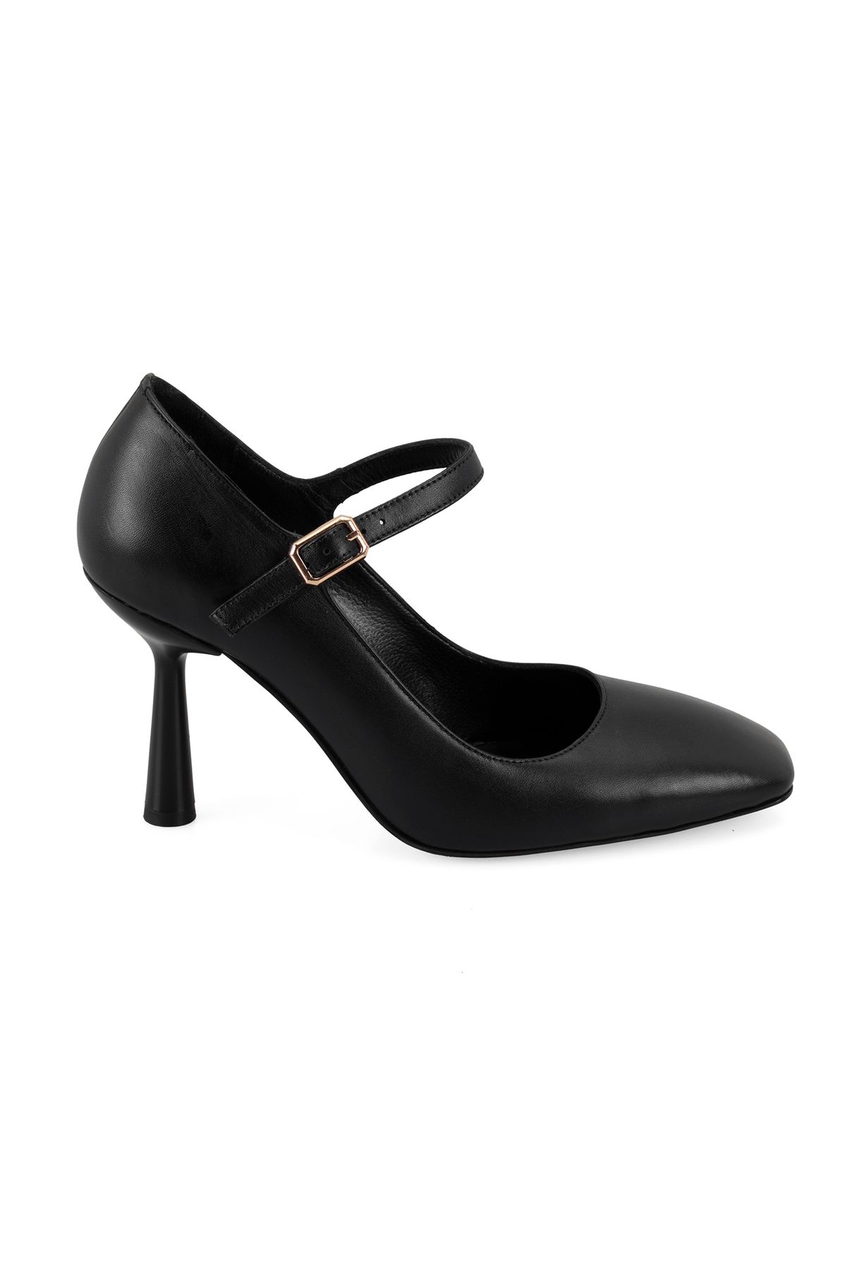 Desa-Loran Black Women's Classic Heeled Leather Shoes 2