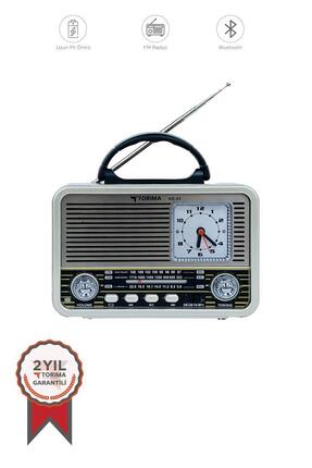 Torima Bluetooth Hoparlör Nostaljik Radyo Speaker NS03 Altın