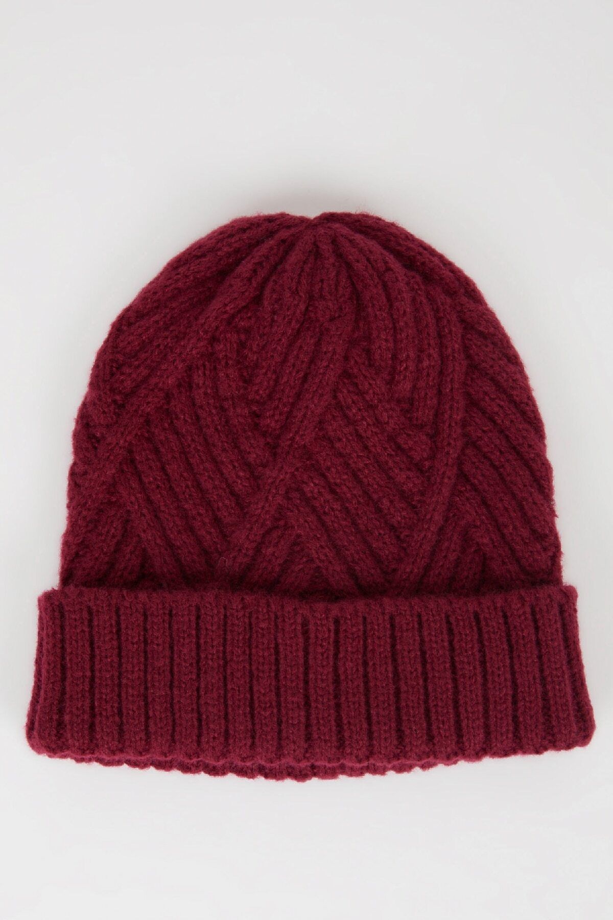 DeFacto-Girl's Basic Plain Knitted Beanie 3127302 1