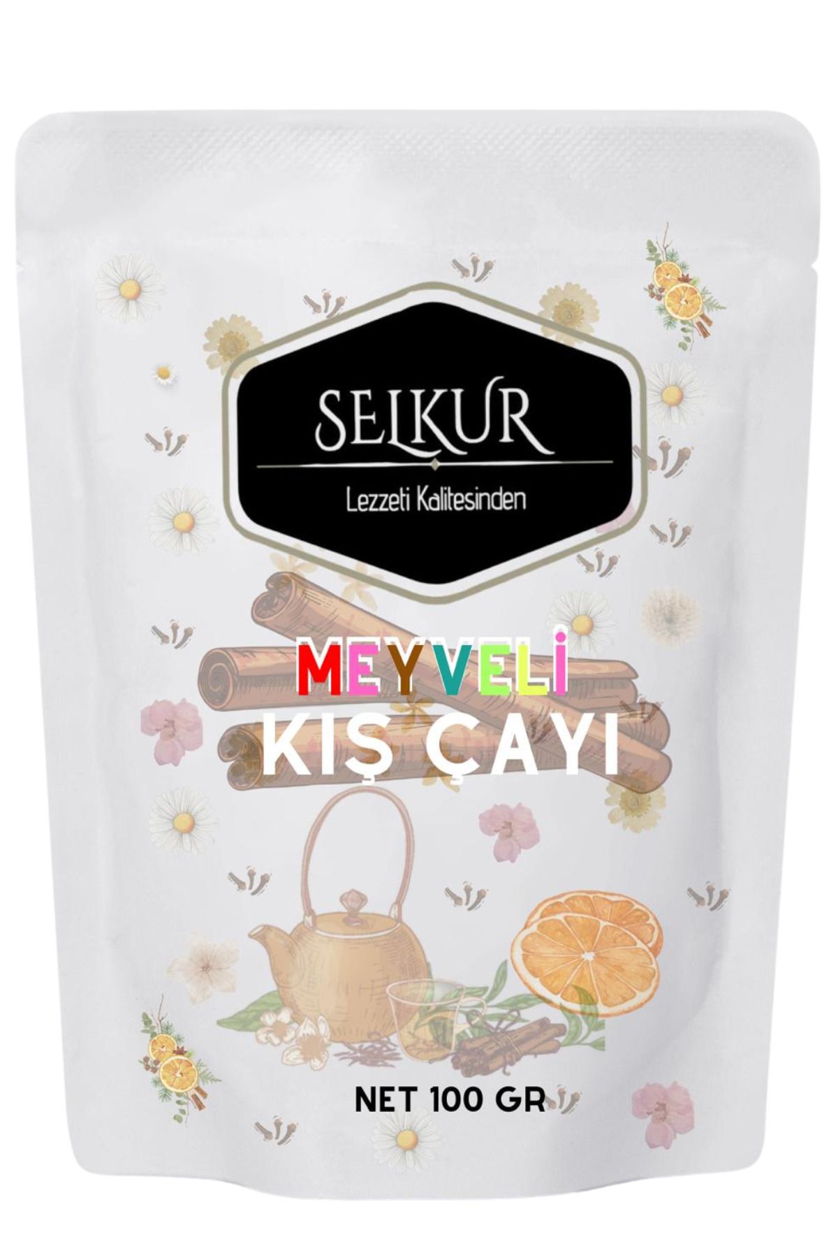 SELKUR Atom Kış Çayı 100 gr (TROPİK AROMALI-C VİTAMİNİ DEPOSU-ZENGİN IÇERİKLİ)