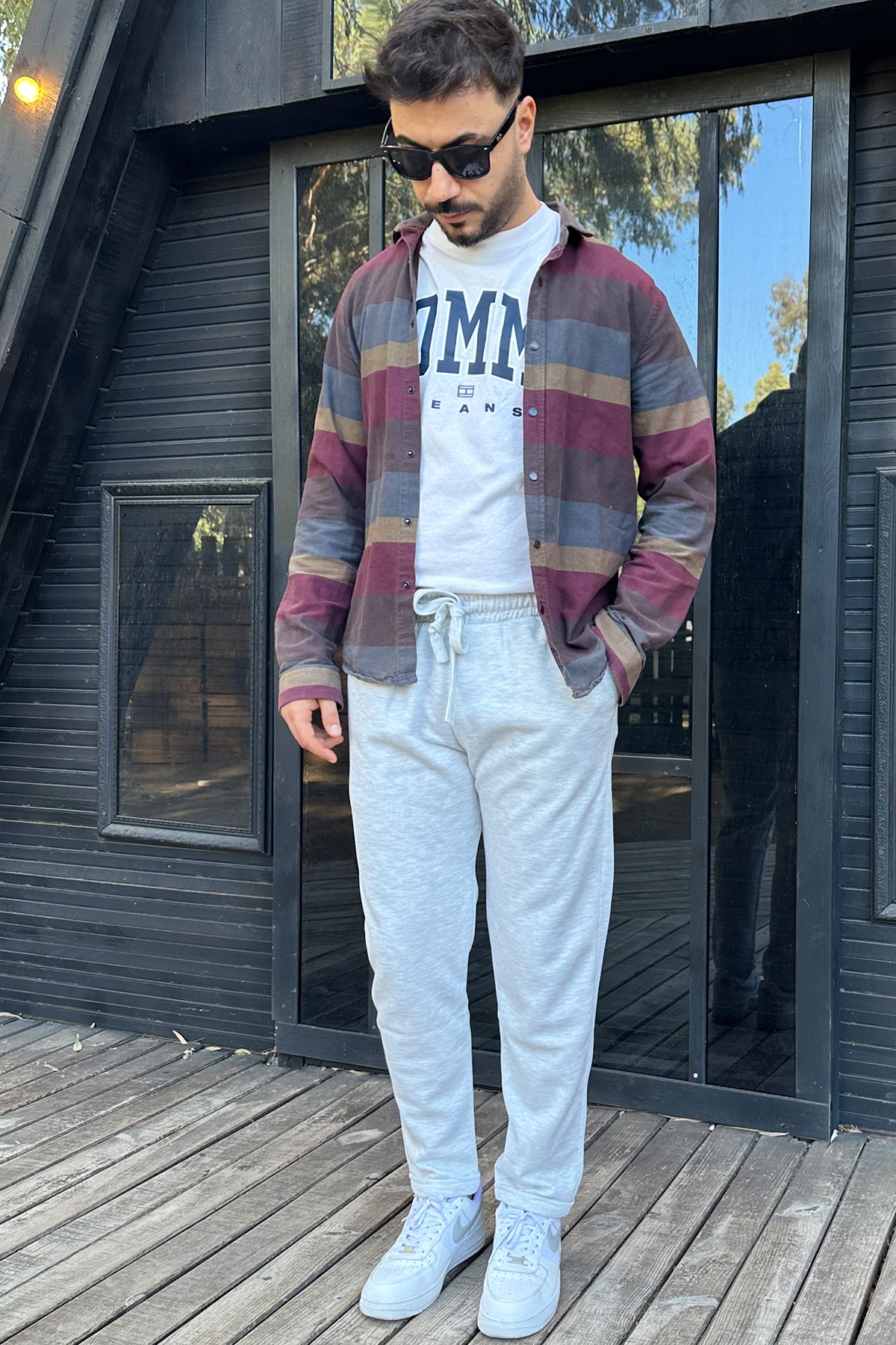 OXVİN-King Pique Double Leg Jogger Sweatpants - Pique Fabric (Original Mold) 2