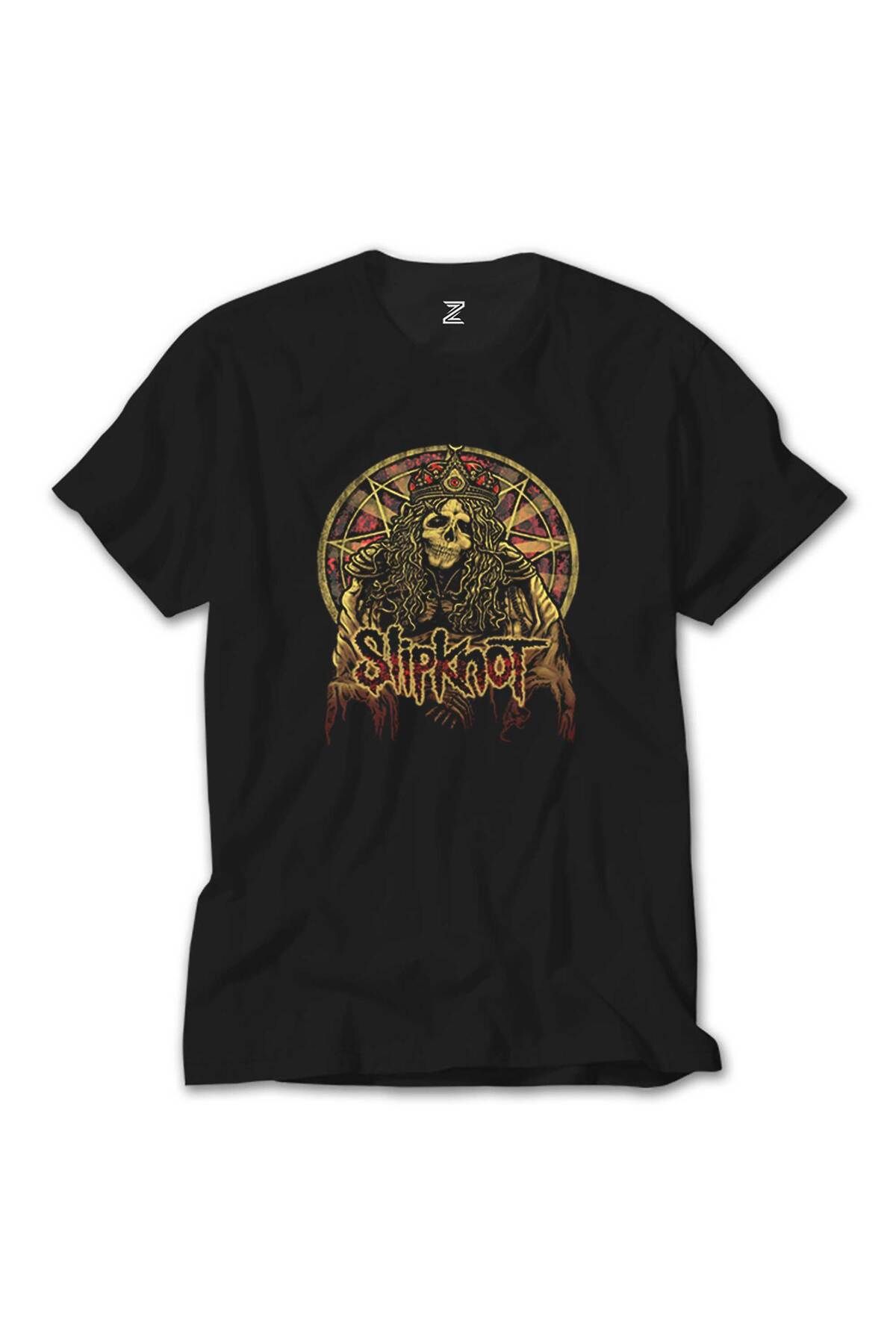 WAKHA Slipknot King Siyah Tişört