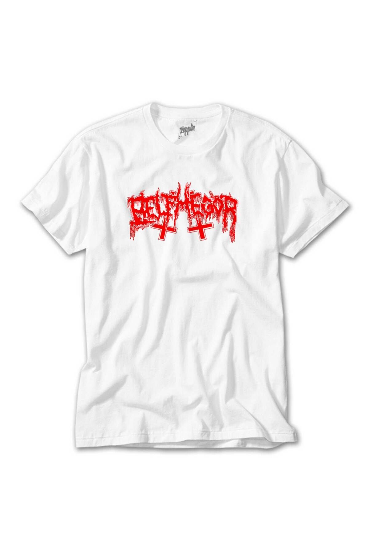 WAKHA Belphegor Logo Beyaz Tişört