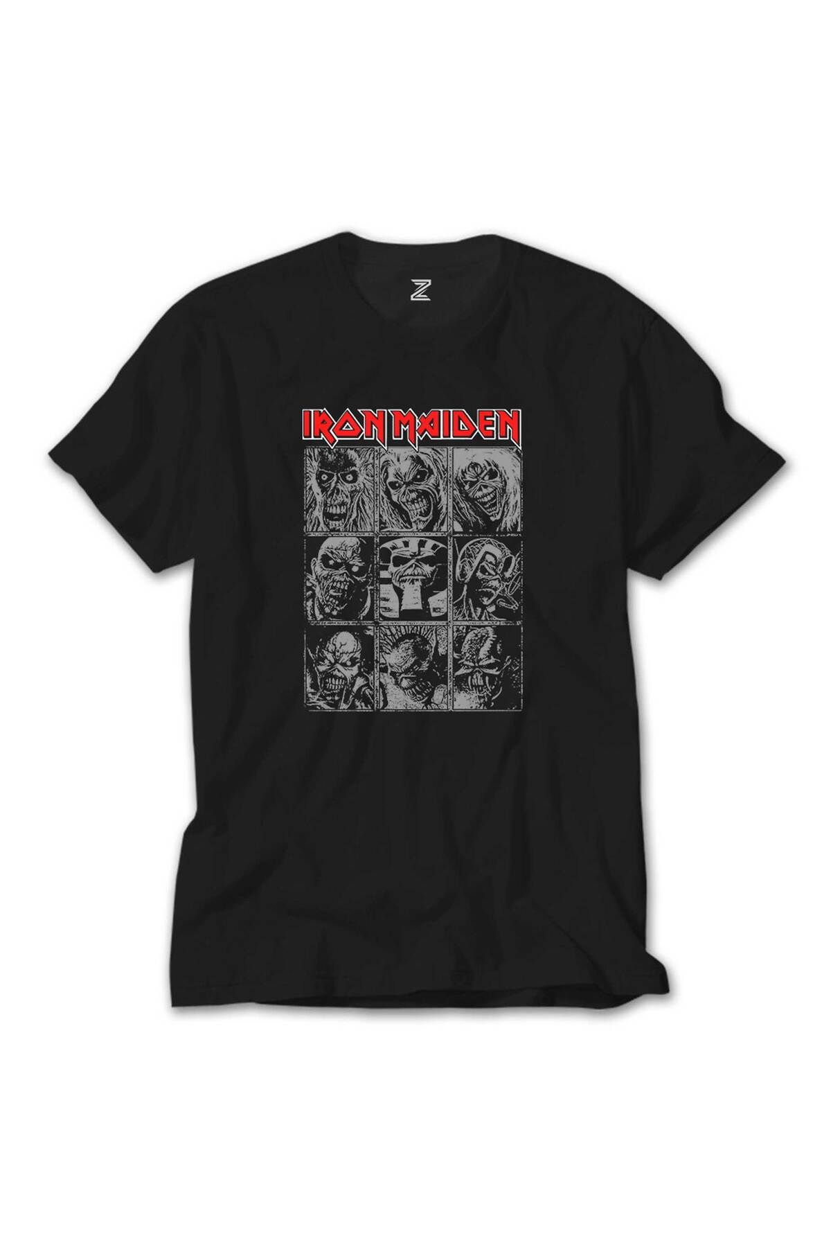 WAKHA Iron Maiden Cover Eddie Album Siyah Tişört