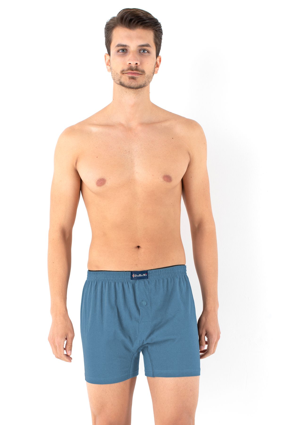 Doremi-Boxer Shorts - Dark blue - Plain 1