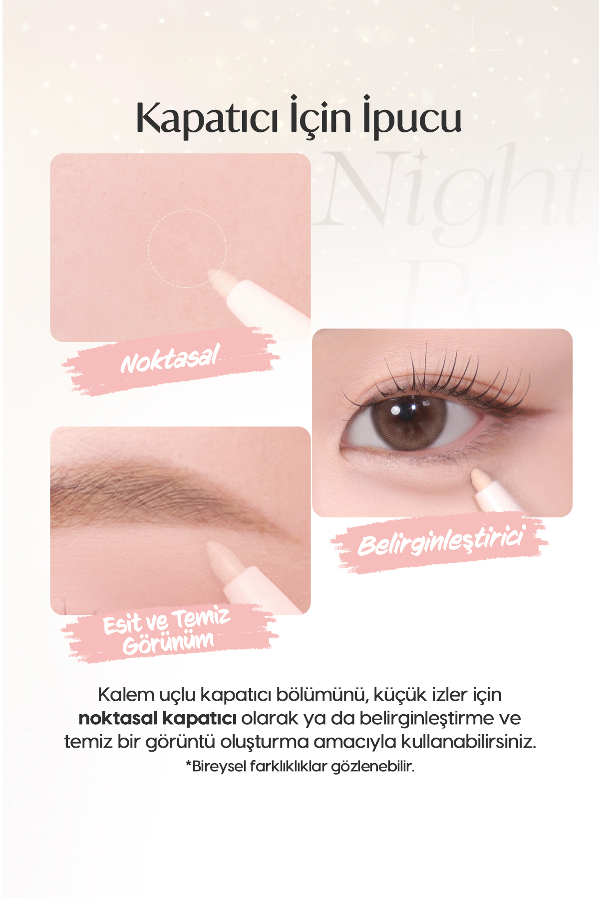 Çift Taraflı Kapatıcı ve Işıltılı Kalem Far PERIPERA Sugar Twinkle Duo Eye Stick (07 Pink Linen) — صورتی 6550 — تصویر 5 از 9