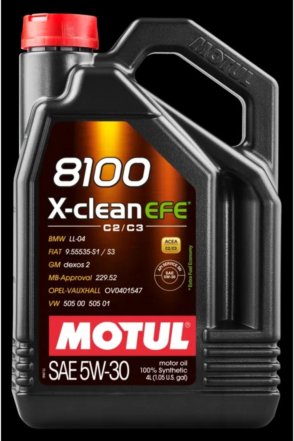 Motul 8100 X-clean Efe C2/c3 5w30 4 Lt (ÜRETİM:2022)