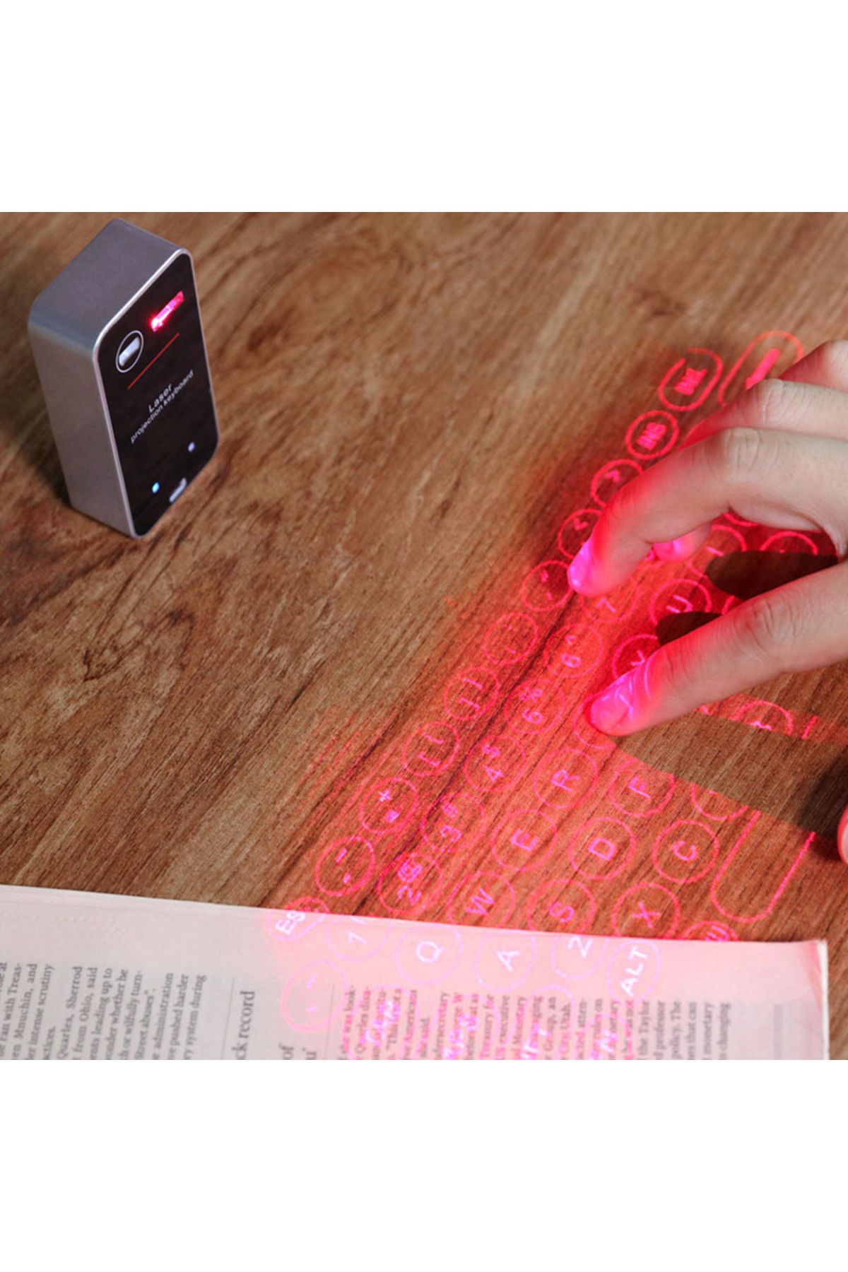 YiHESZ-Laser Keyboard Bluetooth Virtual Laser Keyboard Wireless Projector Keyboard With Mouse function F... 4