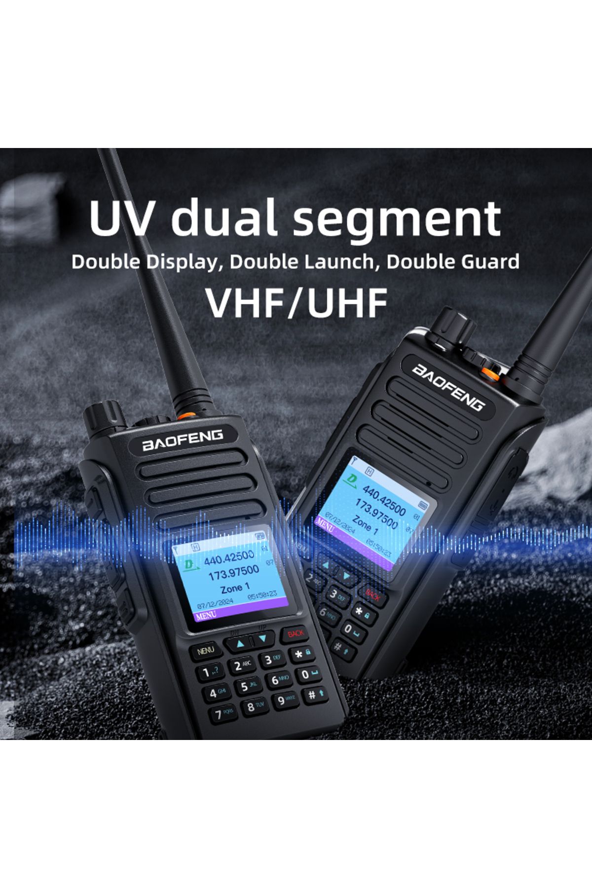 BAOFENG-DMR DM-1702 OPENG GD77 GPS Dual Mode Analog And Digital Walkie Talkie Tier 1+2 Dual Time ... 4