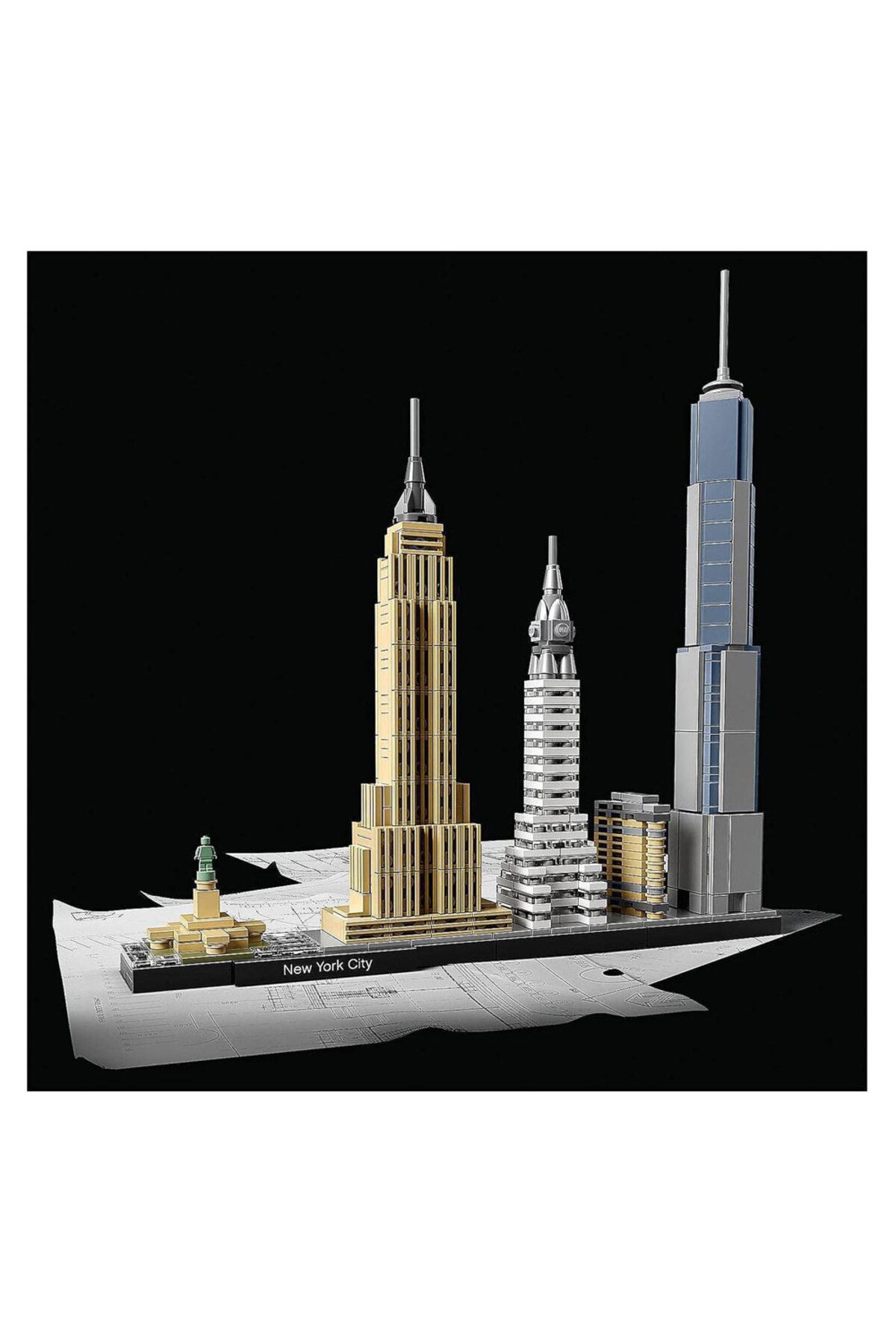 LEGO-® Architecture New York City 21028 - مجموعة بناء قابلة للتجميع للبالغين (598 قطعة) 6