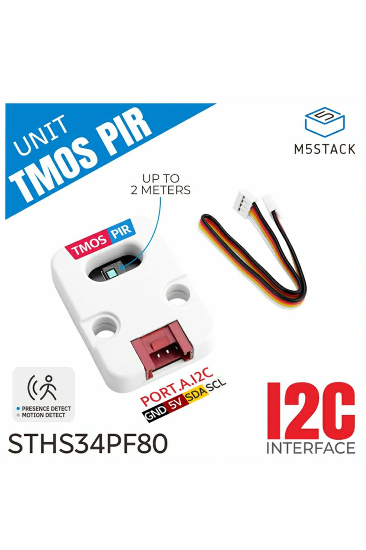 FMchip-M5STACK TMOS PIR Unit High-sensitivity Infrared Sensor Programmable Development Board Kit For Pre... 8