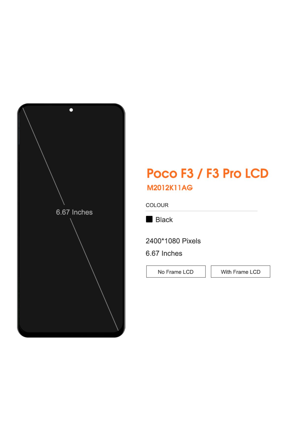 sinmaytai-Super Amoled Poco F3 Screen Replacement, for Xiaomi Poco F3 M2012K11AG Lcd Display Digital Touch ... 7