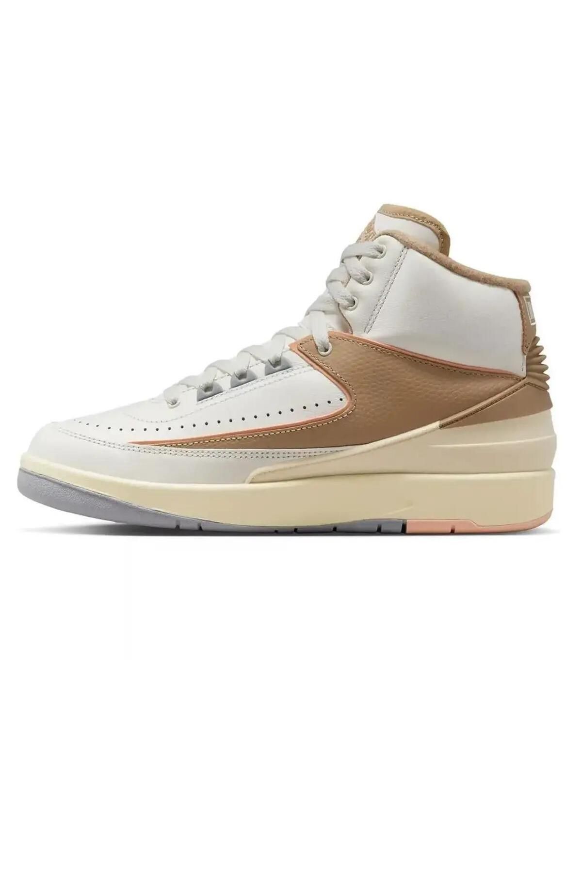 Nike-Air Jordan 2 Retro Real Leather High Top Women's Sneakers (Narrow Fit) 4