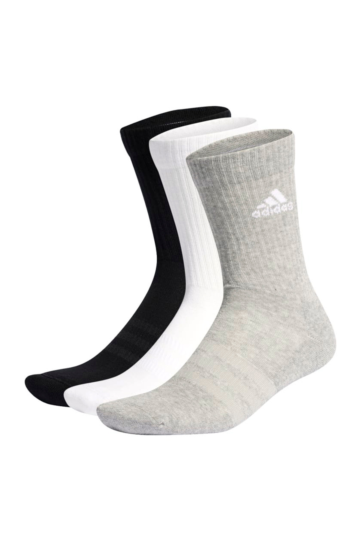 آدیداس جوراب ساق بلند مردانه Spw مدل Crw 3P رنگ‌های متنوع، مناسب برای استفاده روزمره و یونیسکس، IC1311