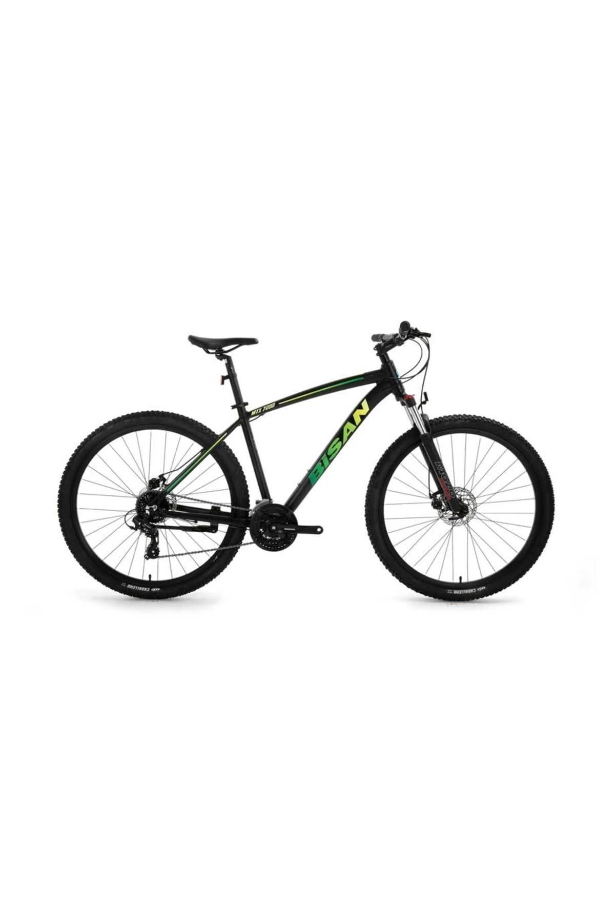 Mtx 7200 Erkek Dağ Bisikleti 39.5cm Md 26 Jant 24 Vites Mat Siyah Yeşil