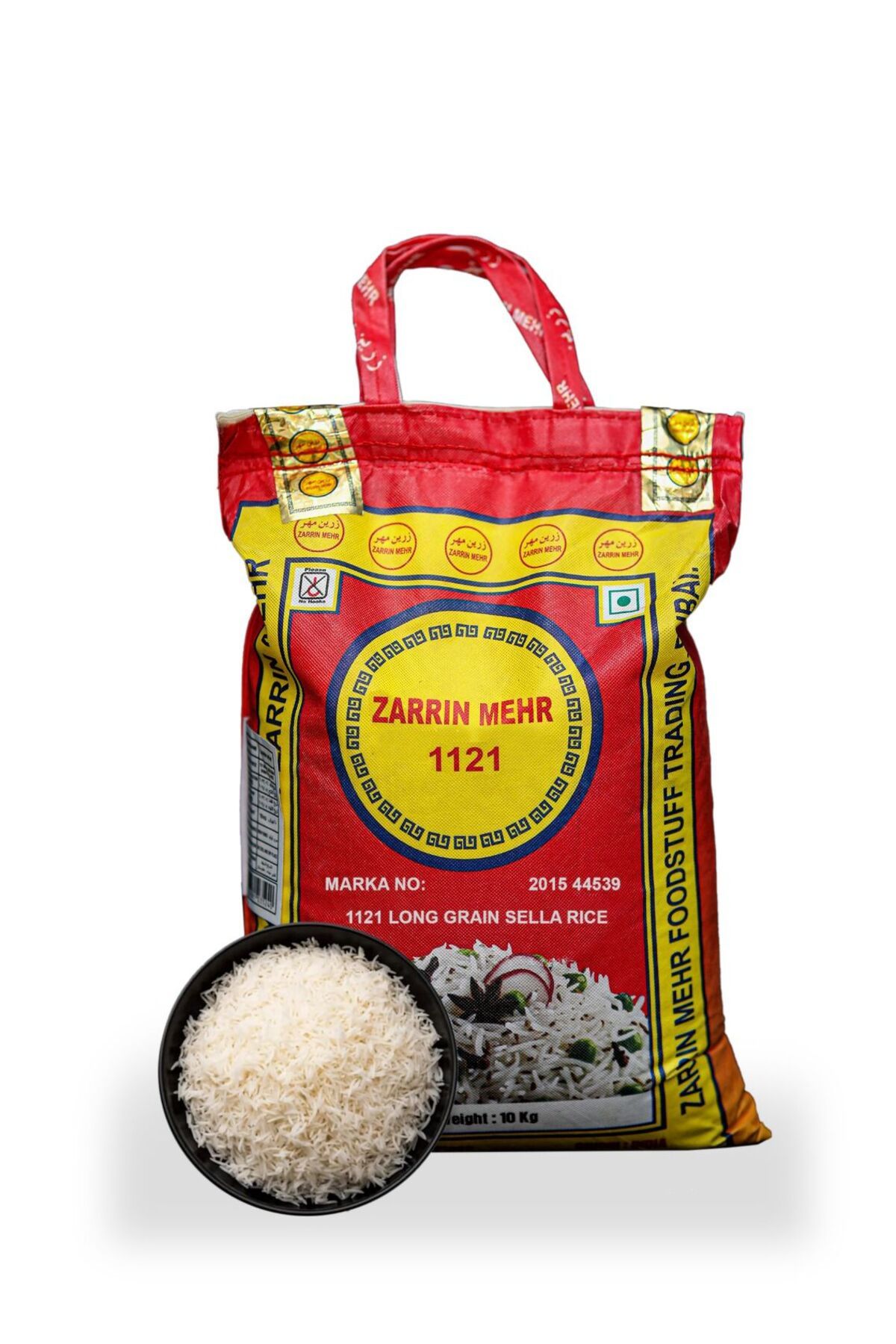 Zarrin Mehr 1121 basmati pirnç 5 kg lık