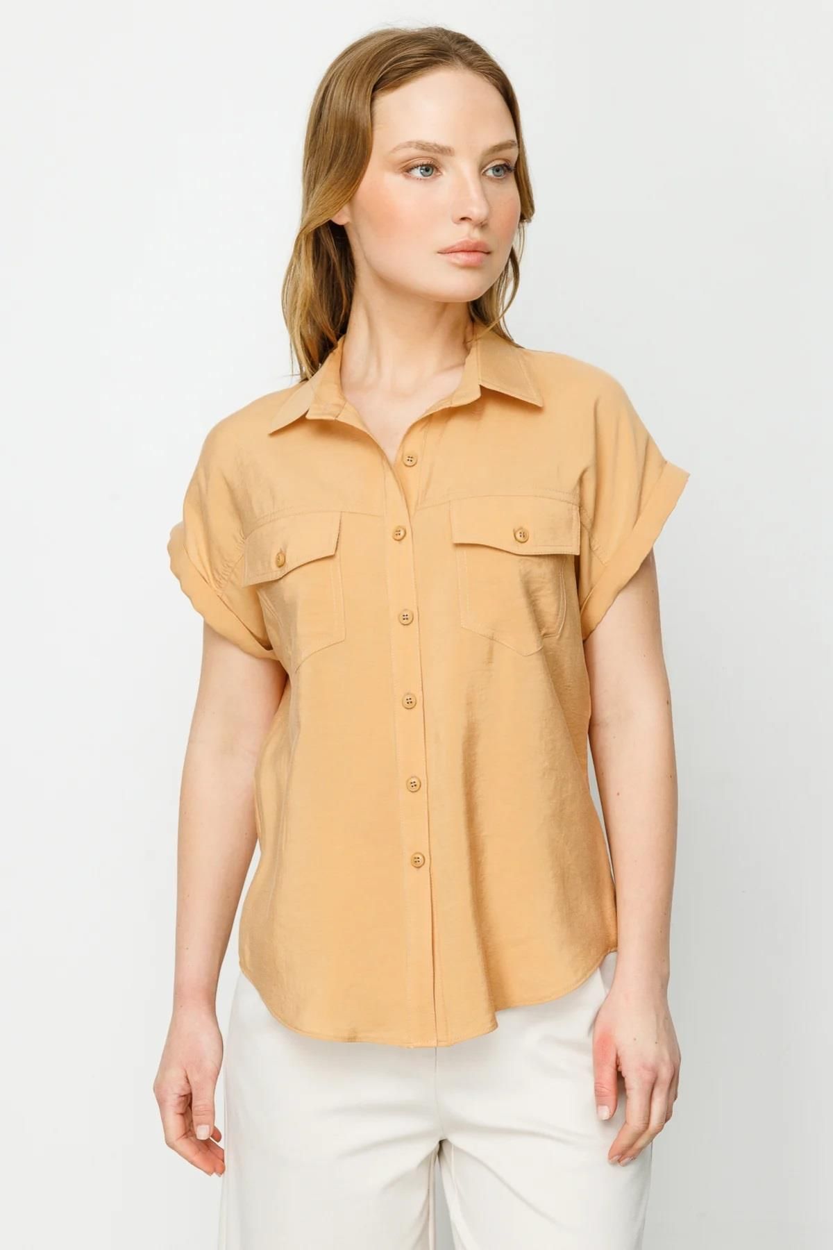 Ekol-1022 Model Pocket Detailed Shirt 3