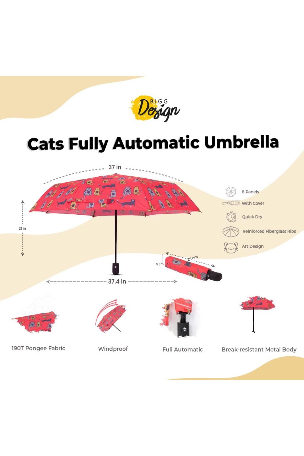 Biggdesign-Automatic Umbrella Full Cat 8