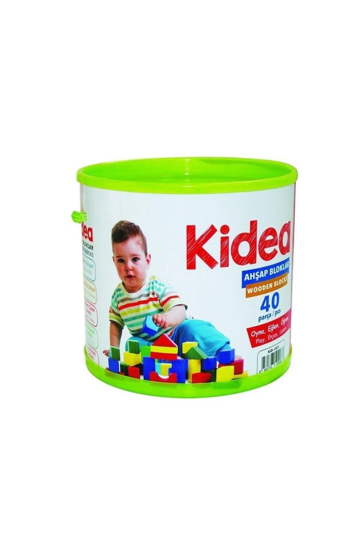 TWOX Çocuk KID-1001 Chiva, Ahşap Bloklar 40 Parça