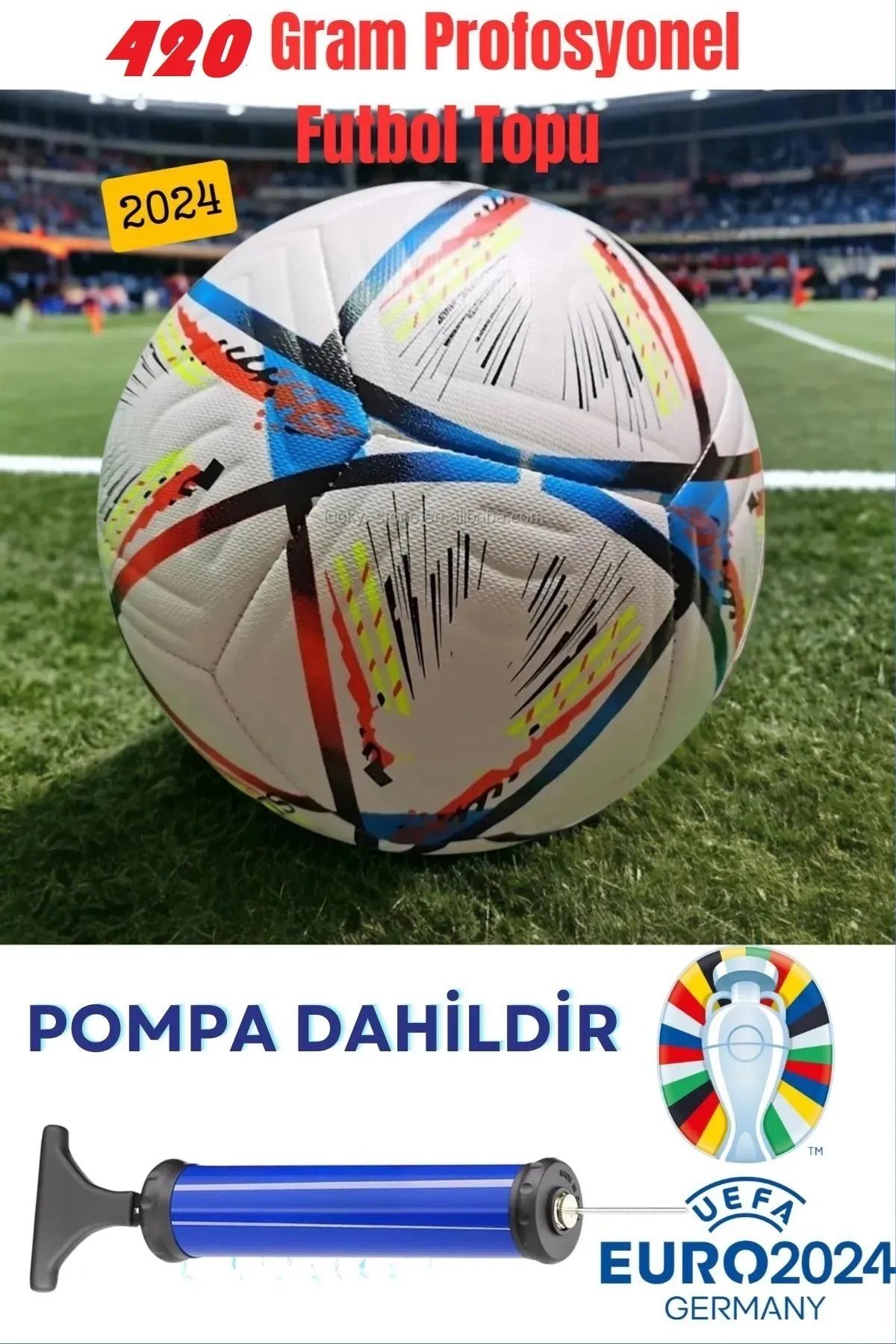 AGUILAS Futbol Topu Dünya Kupası Özel Tasarım. 1.kalite Profosyonel Top Halı Saha Çim Saha Sporcu (420 Gram)