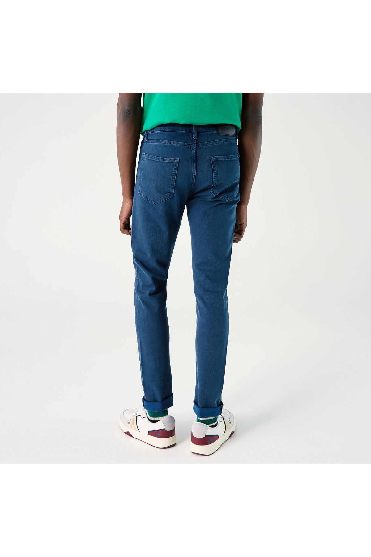 شلوار آبی مردانه باریک اورجینال Lacoste