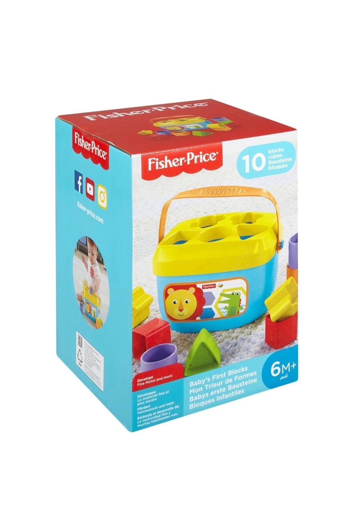 TWOX Çocuk Ffc84 Fisher-price® Renkli Bloklar / Sıralama Ve Şekil Ayırma Oyuncakları