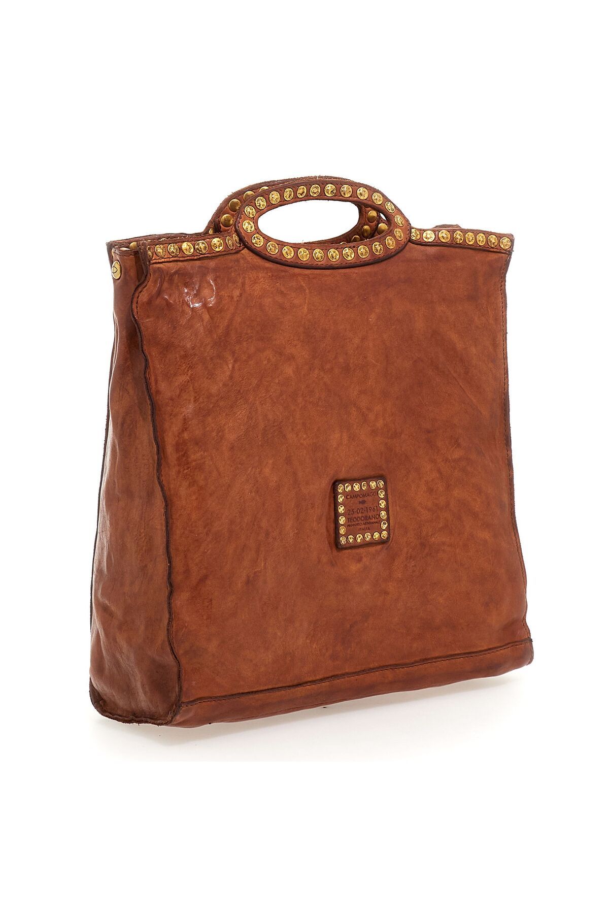 Campomaggi-Handtasche Leder 30 cm 4