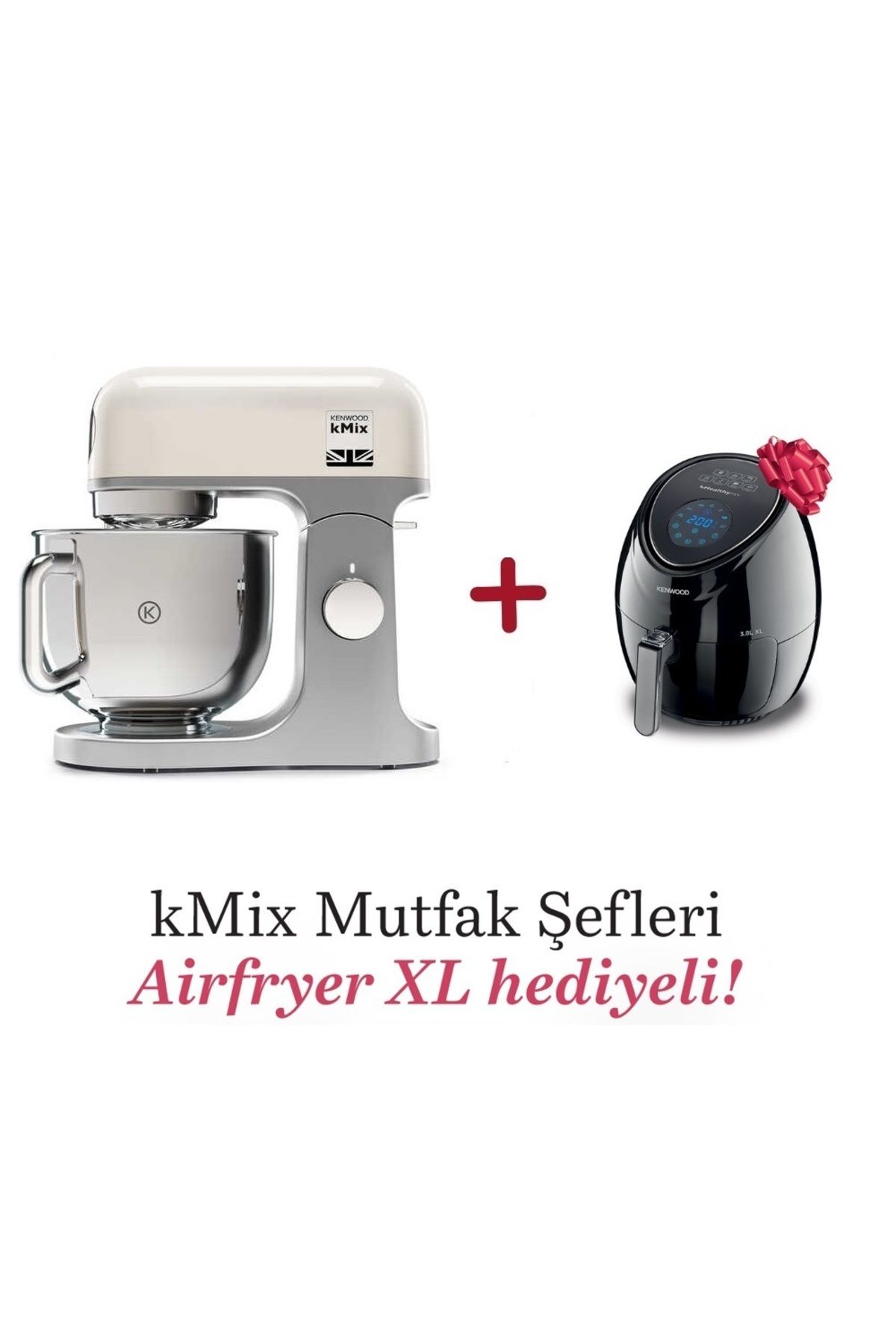 Kenwood Kmx750cr Kmix 5 Lt Mutfak Şefi Hfp30 Siyah Airfryer Xl Hediyeli