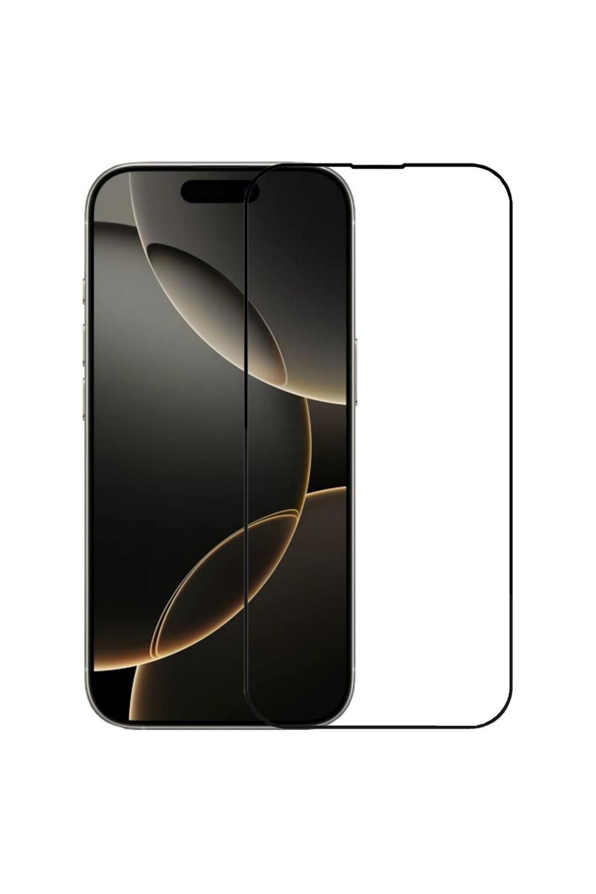 iPhone 16 Pro Compatible Screen Protector 9D Full Cover Curved
