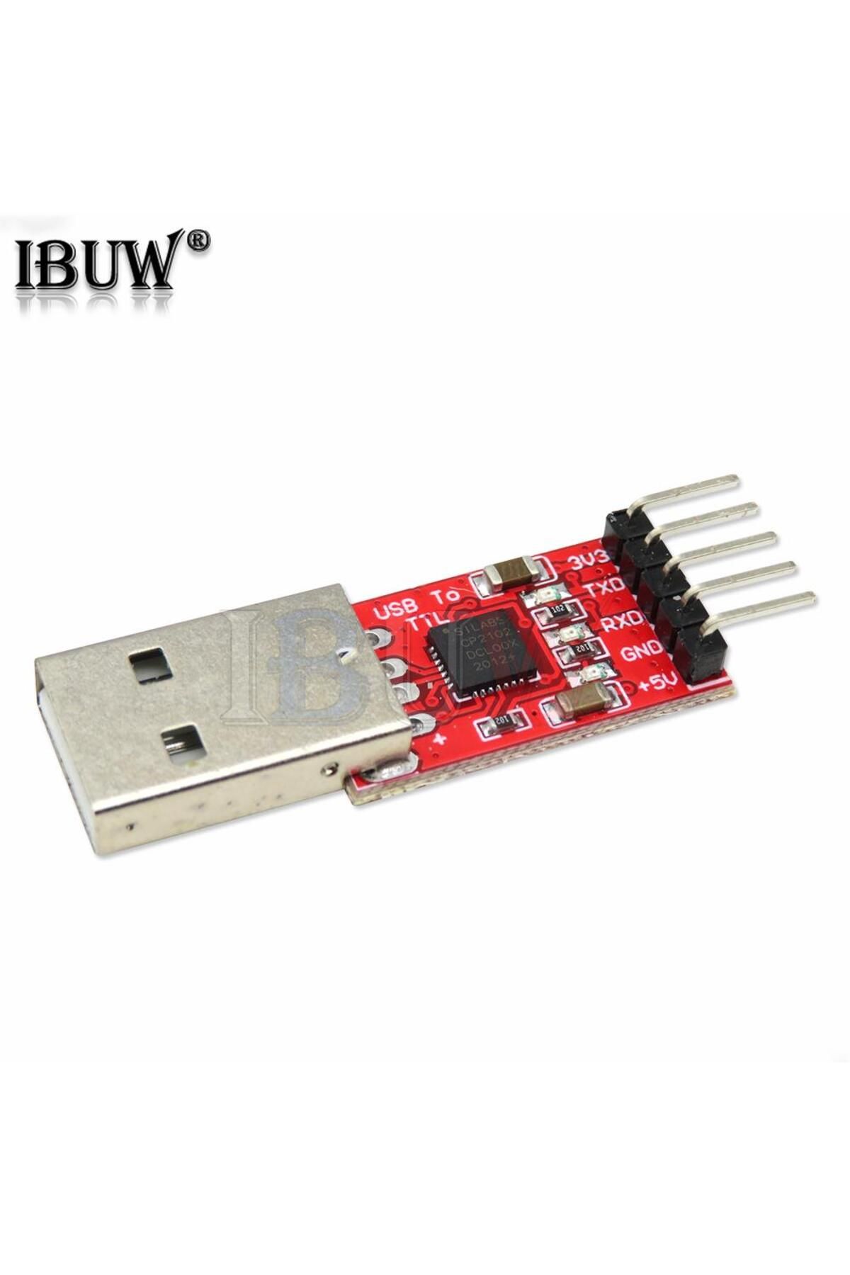 IBUW-PL2303HX CP2102 CH340G USB TO TTL PL2303 CP2102 5PIN USB to UART TTL Module For Arduino 5