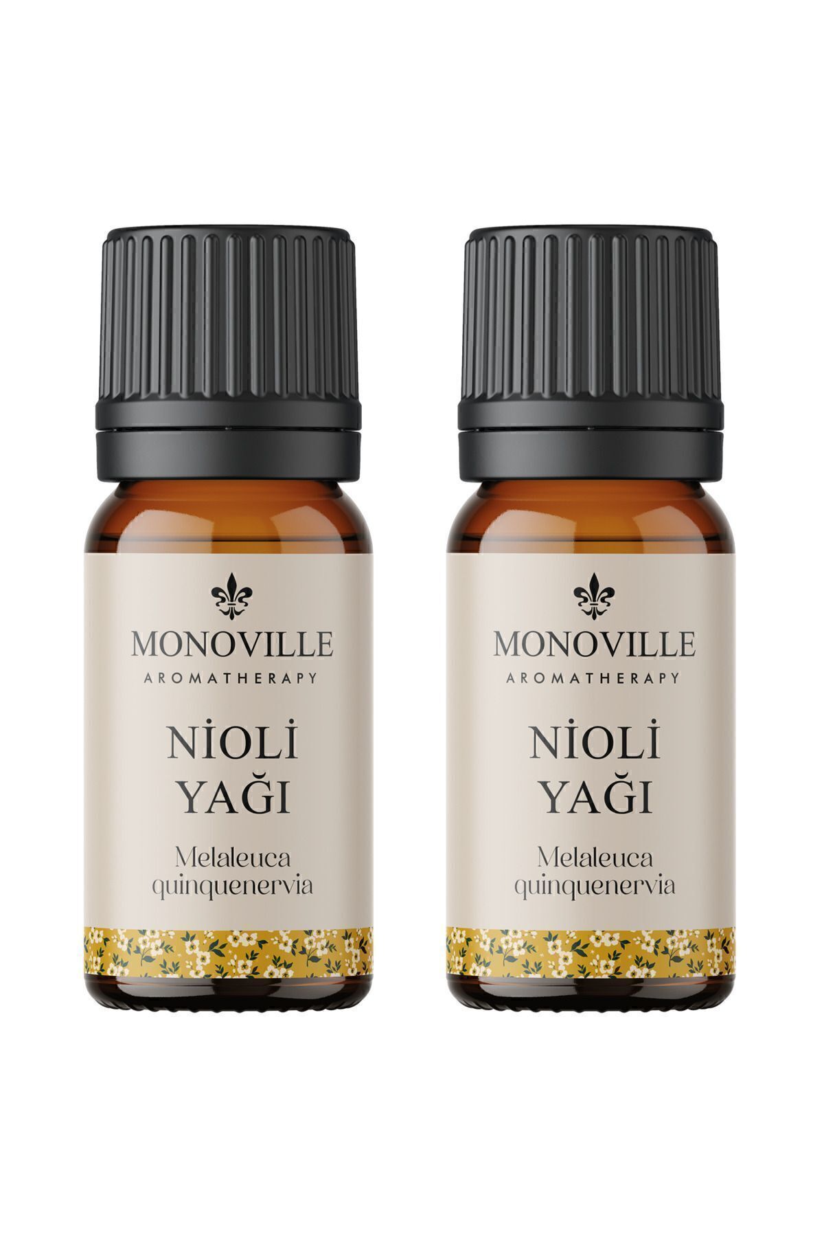 Monoville Nioli Uçucu Yağı 2'li Set %100 Saf ve Doğal (Niaouli Essential Oil) 2x10 ml