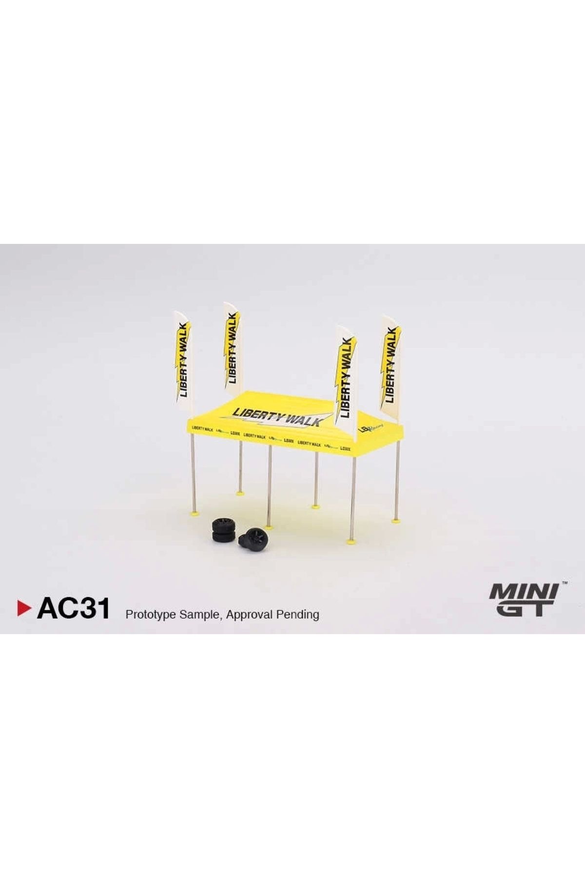 Finetoo Çocuk Mini GT 1/64 Paddock Service Tent Set - LB Racing