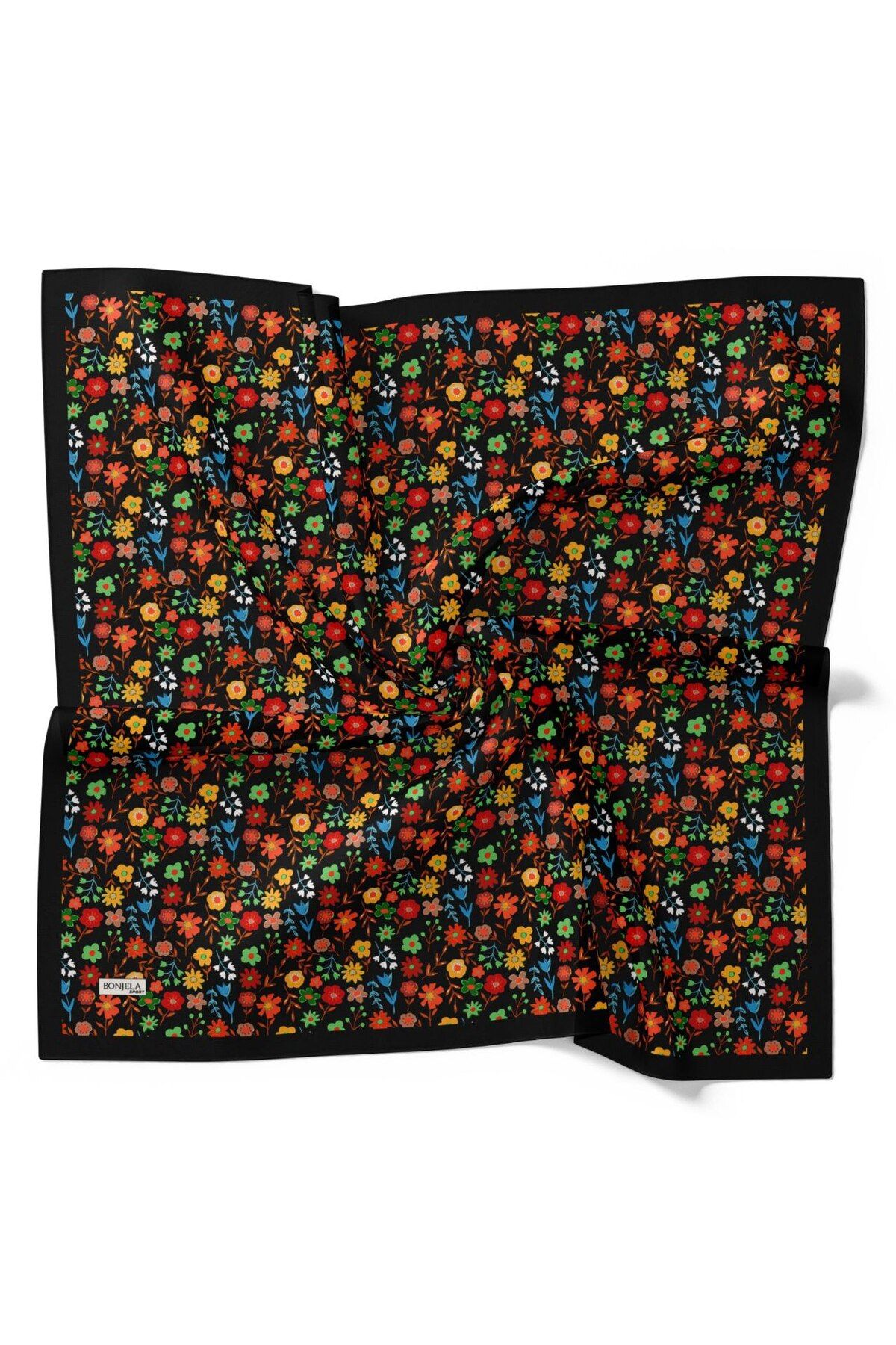 Bonjela-Thin Cotton Geometric Pattern Sport Scarf 1