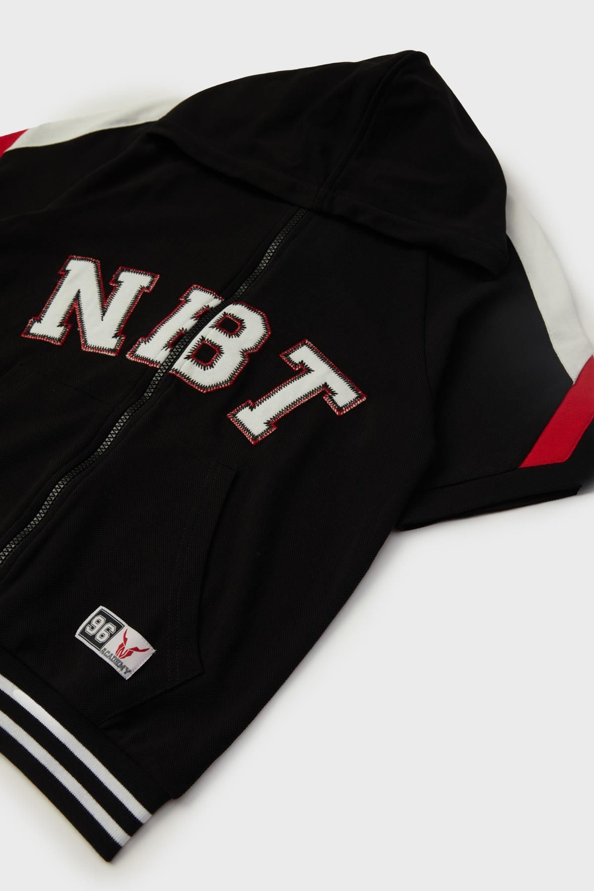 Nebbati-BG Store Boy's Black Tracksuit Top 8