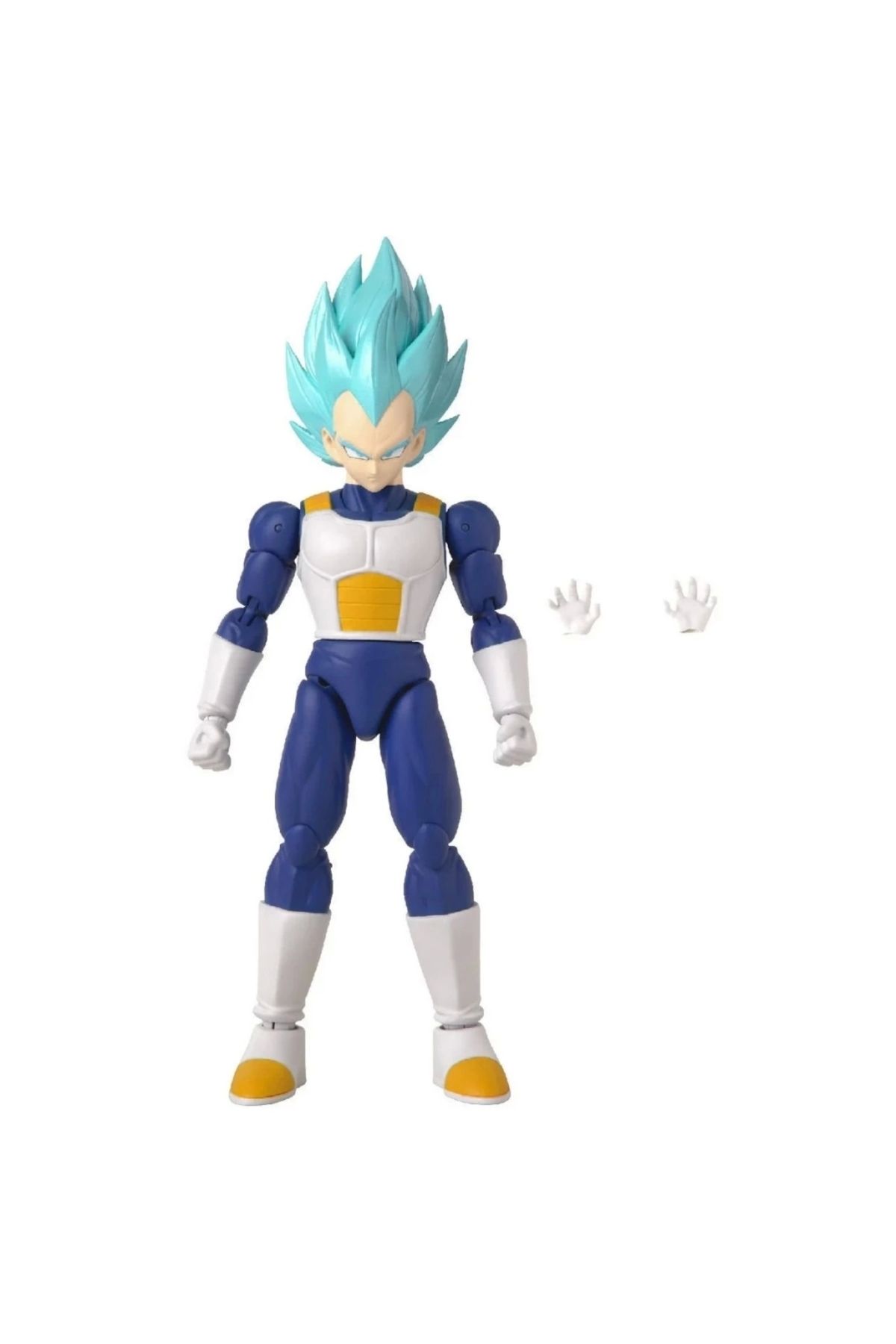 Finetoo Çocuk Bandai Dragon Ball Super Saiyan Blue Vegeta Poz Verilebilir Figür 16 cm