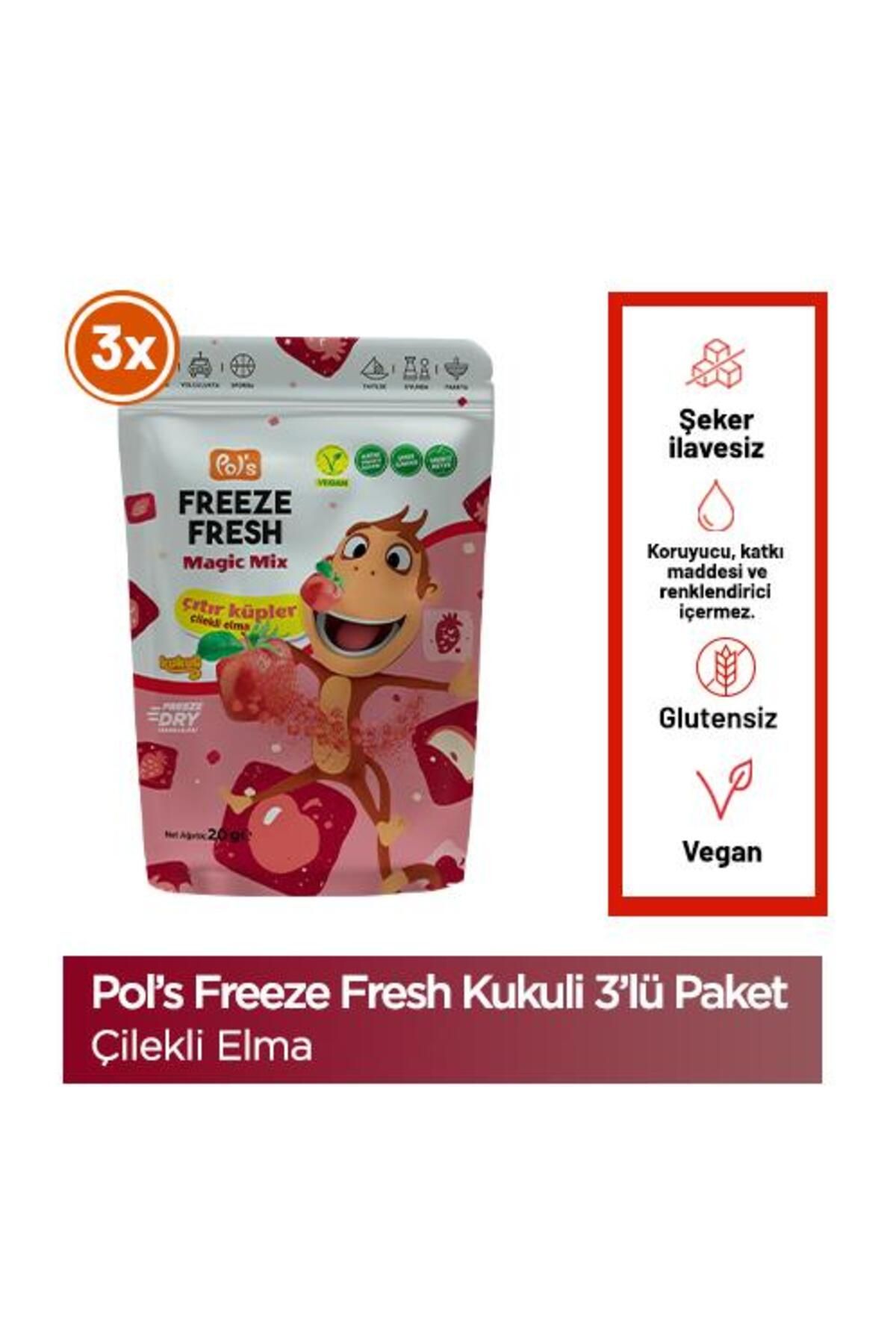 Pol’s Kukuli Freeze Fresh Magic Mix Çıtır Küpler 20 gr