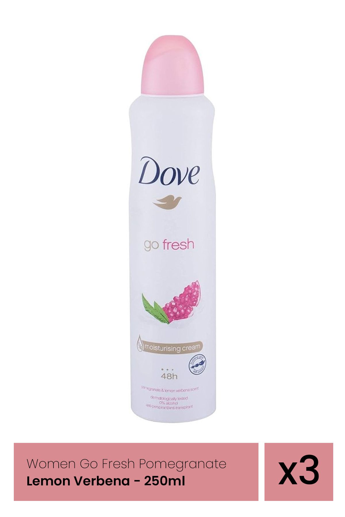 NIVEA Dove Deo 250ml Femeie Rodie&verbena Lamaia X 3 Bucati Unisex - One Size