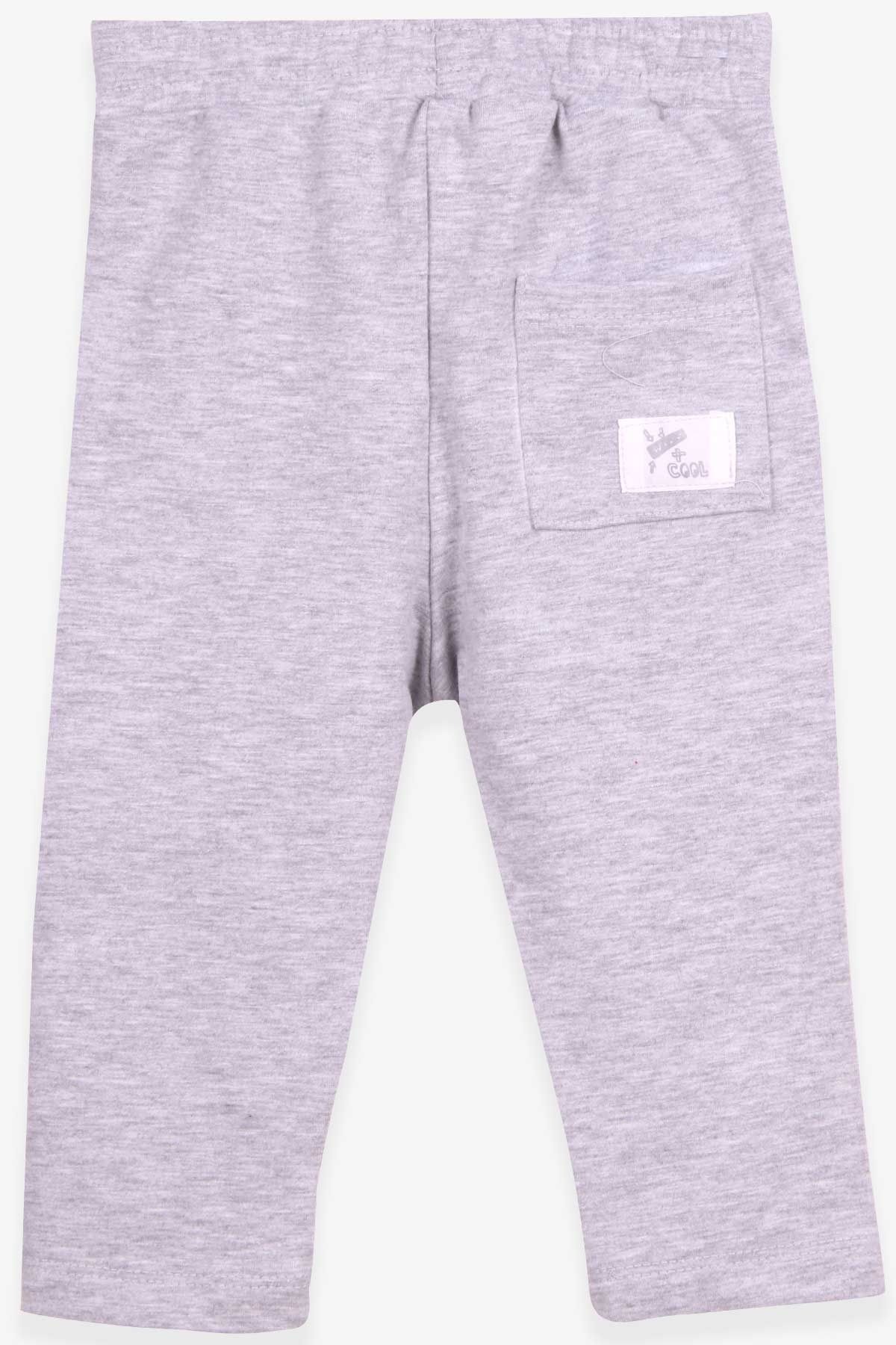 Breeze-Boy's Sweatpants with Bag Pocket, Age 1-4, Light Gray Melange 6