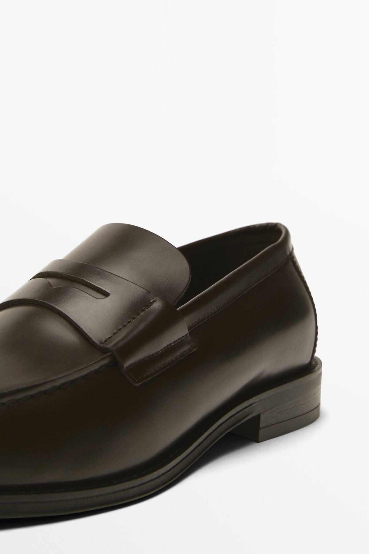 لوفر مردانه نوار چرمی مکوسن اورجینال Massimo Dutti