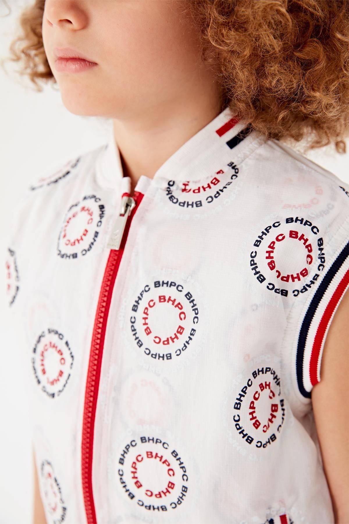 Beverly Hills Polo Club-Boy's Patterned Vest White 3